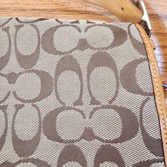 Coach Vintage Canvas Leather Crossbody Purse - Picture 3 of 13